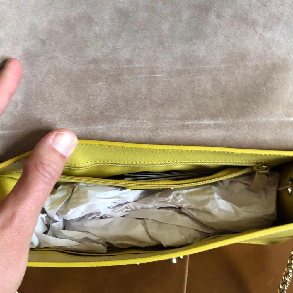 FURLA USA Metropolis S Shoulder Bag Yellow - Picture 7 of 8